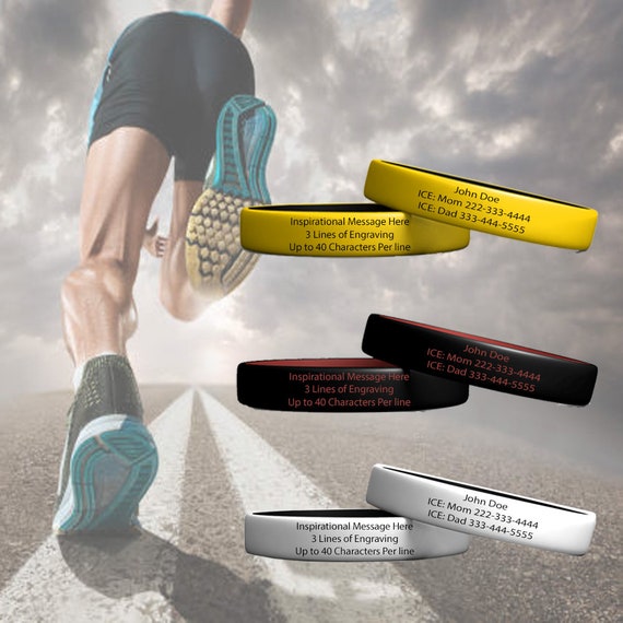 Braccialetti In Silicone Con Incisione Colorata Personalizzati Da 0,27€ In 8gg - Foto 7