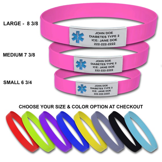 Supcare Medico Emergenza Bracciale Uomo Donna Personalizzato - Foto 5