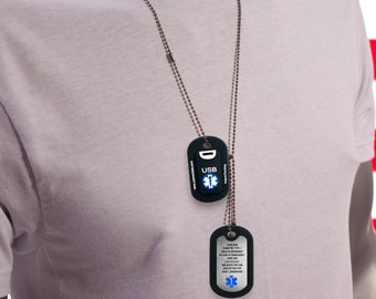 USB Medical Alert Necklace 2