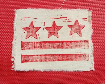 Washington DC Handcrafted Flag Patch - District of Columbia Pride