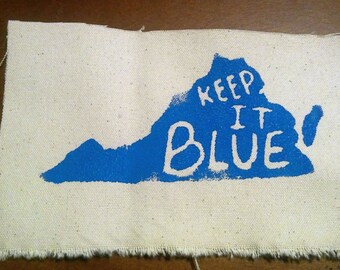 Virginia Blue State Handcrafted Patch