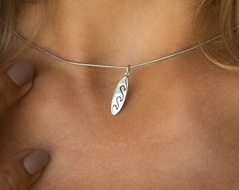 925 Silver Necklace • Silver or Gold • Minimalist Charm Necklace • Fine Necklace with Pendant  • Ready to Gift incl. Gift Box