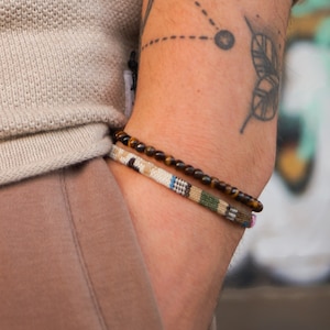Boho Surfer Armband Set van 2 Dames & Heren - Handgemaakte Surfer Armband - Strandaccessoires Festival Sieraden - Waterdicht + Verstelbaar - SF01