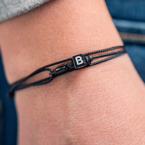 Pulsera personalizada con letra Pulsera con letras Pareja Pulsera de la amistad individual Regalo Mejor amiga