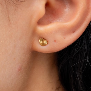 Heart Earrings Gold • Stainless Steel Studs for Women • Gold-Plated Heart Studs • Gifts for Her • Summer Jewelry • Delicate Jewelry