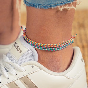 Surfer Beach Anklet for Men and Women Mens Boho Ethno Ankle Bracelet Womens Ankle Chain Handmade Festival Jewelry Waterproof image 1