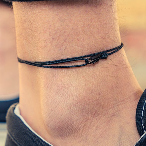 Surfer Beach Anklet for Men or Women Mens Boho Ankle Etsy