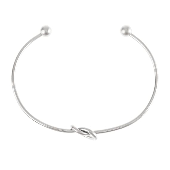 Bracciale a nodo, acciaio chirurgico, oro 316L - WWW