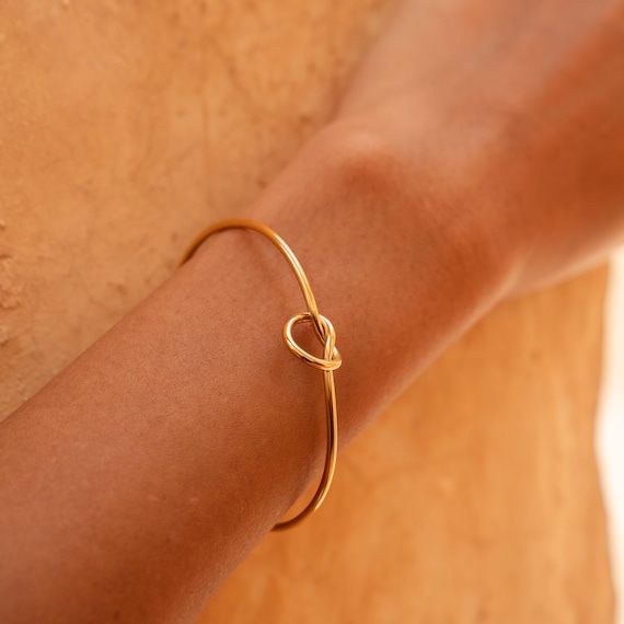 Bracciale Donna Cuore Acciaio Dorato - Regalo Romantico con Scatola