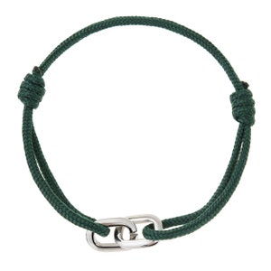 Herren Armband mit Edelstahl Verbinder Segeltau Armband Surfer Armband Verstellbar & Wasserfest Geschenk für Männer Sie Bild 7