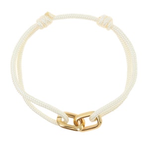 Womens Bracelet with Stainless Steel Rings Adjustable Bracelet Men Waterproof Bracelet Women Mens Jewelry Gift For Him image 5