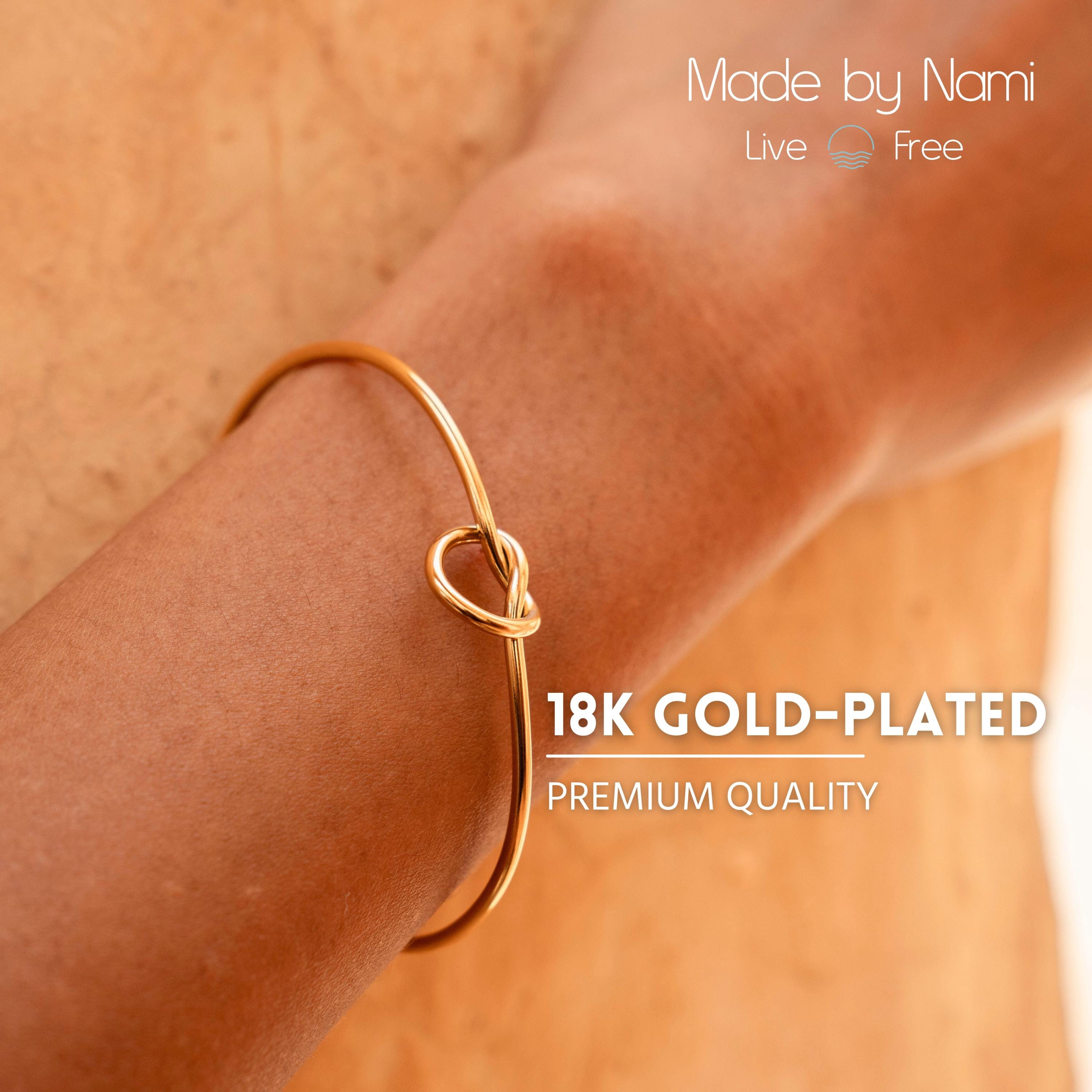 Made by Nami Bracciale doppio petto da donna in oro con