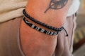 Surfer Bracelet Set for Men & Women - Handmade Boho Summer Festival Jewelry -  Men's Women's Waterproof Cotton Bracelet Set with Beads product logo