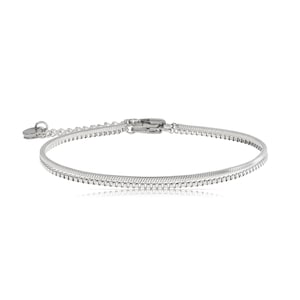 Herenarmbandenset Zilver/Goud Minimalistische herenarmbanden Slangendesign armband van roestvrij staal Verjaardagscadeau voor hem afbeelding 5