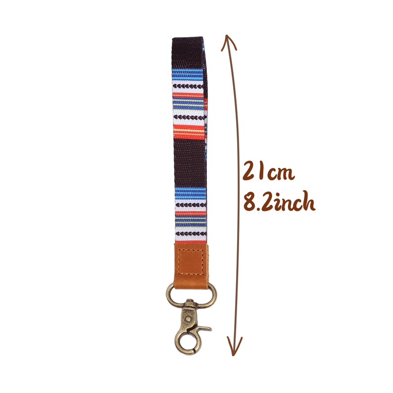 Boho sleutelhanger met sleutelhanger handgemaakte surfer lanyard hippie tas ring bewijs van vriendschap cadeau vriendin afbeelding 4