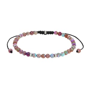 Beaded bracelet for women and men Yoga bracelet Boho jewelry Surfer bracelet handmade Waterproof adjustable image 3