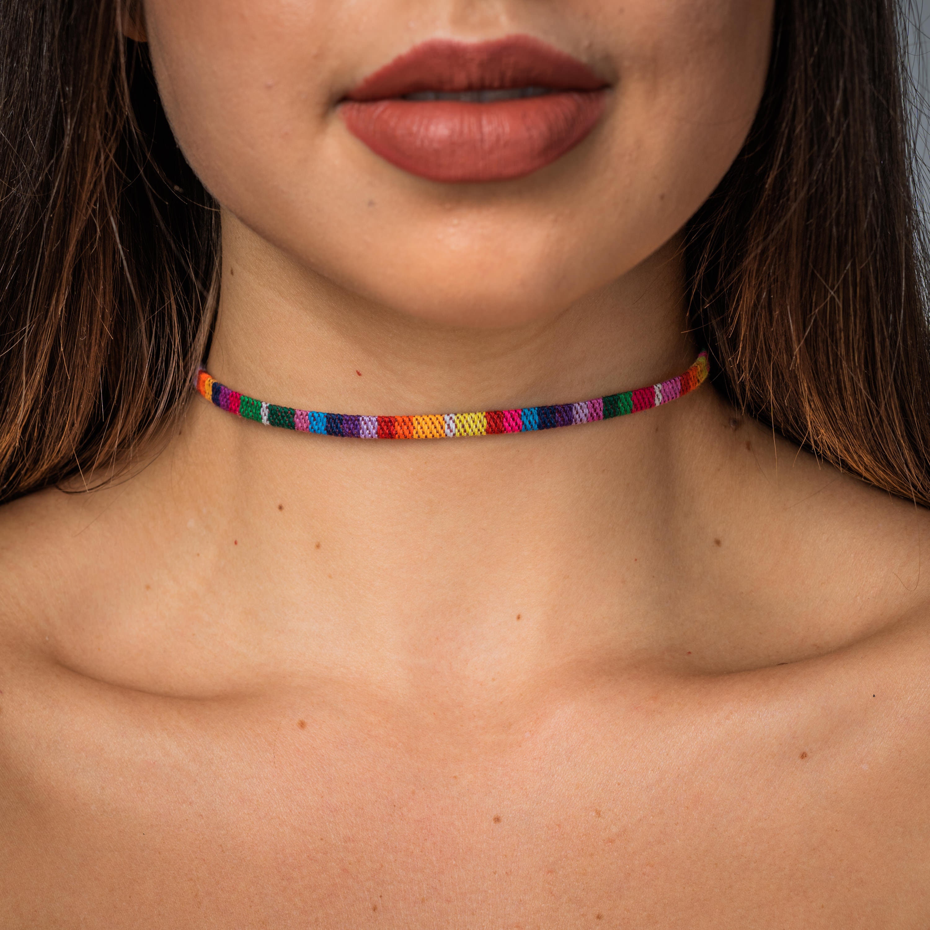 Rainbow Choker Etsy Singapore