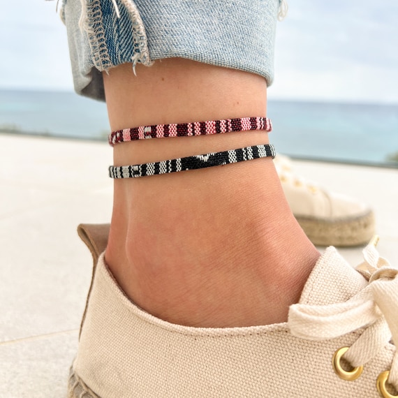 Surfer Beach Anklet Set for Women and Men Womens Boho Ethno Ankle