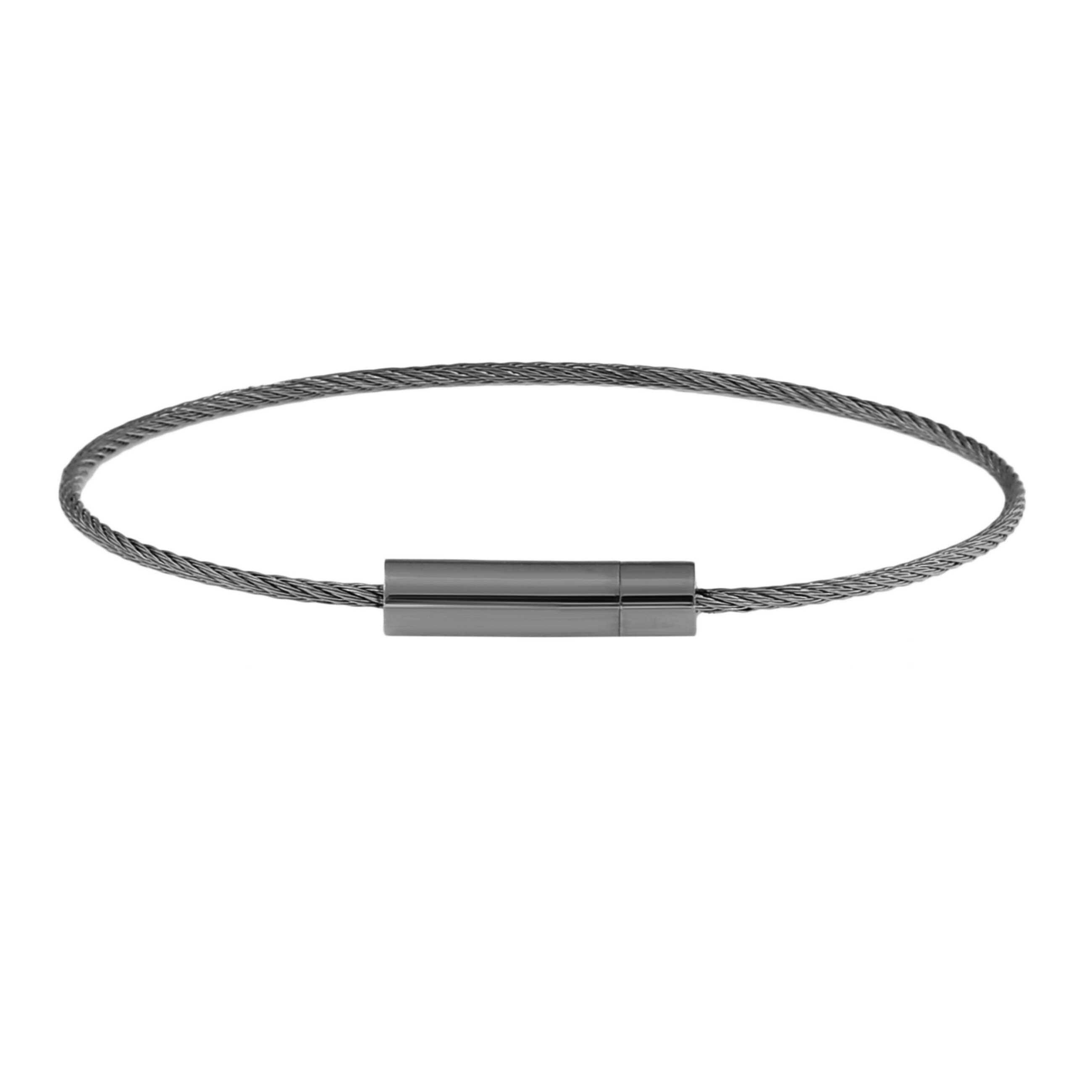  ☆ブレスレット Minimalistic Squares Minimalist Bracelet With Screw Clasp • Silver Gold Black