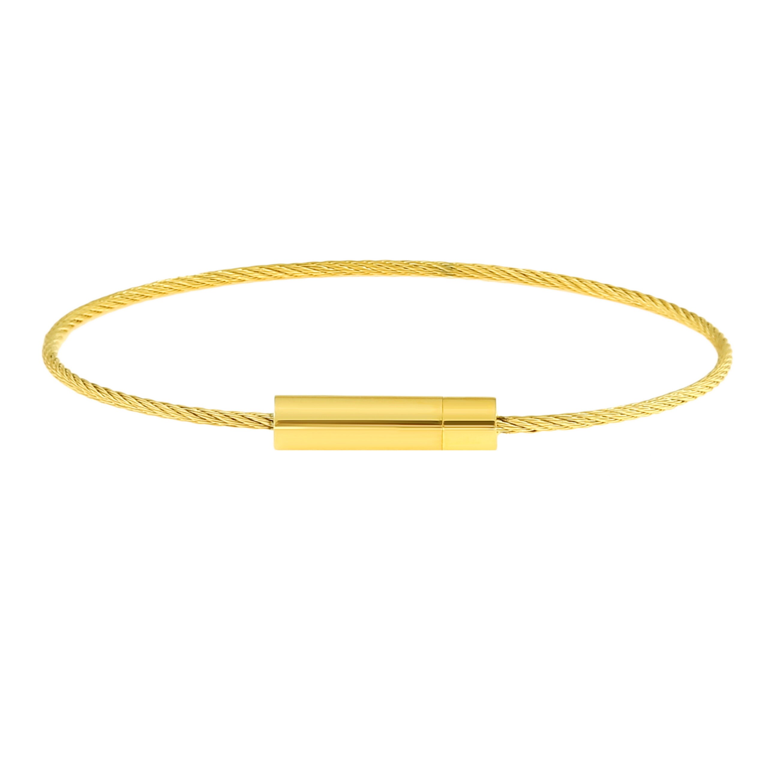  ☆ブレスレット Minimalistic Squares Minimalist Bracelet With Screw Clasp • Silver Gold Black
