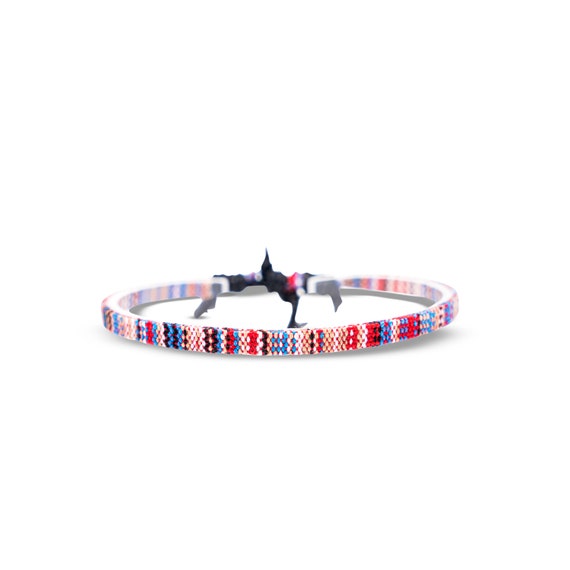 Made By Nami Chakra Armband Für Männer – Naturstein-Perlen, Wasserfest, Verstellbar, Lila Oder Blau