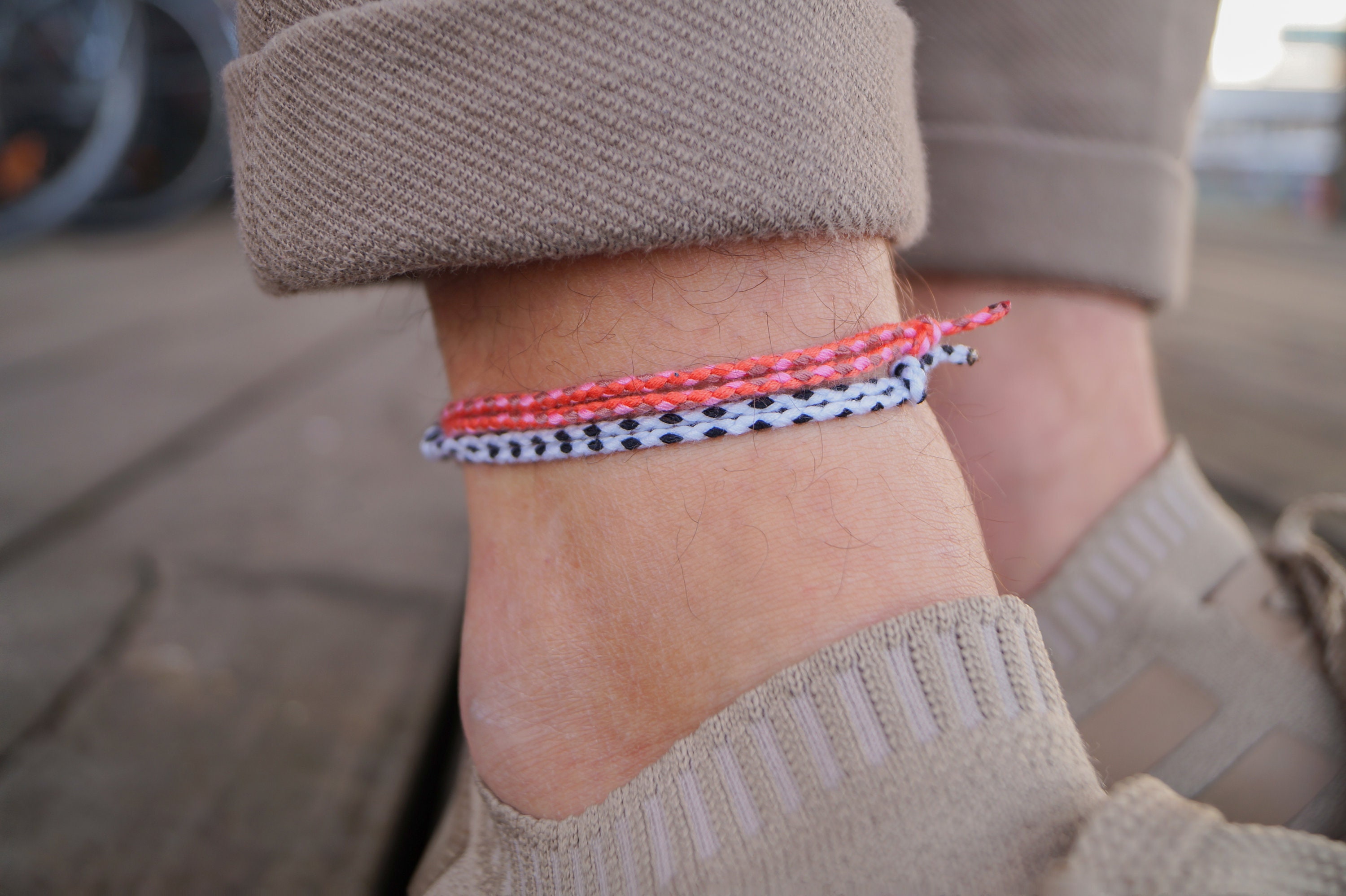 Cavigliere Artigianali Surfista - Set Da 2 Colorati Regolabili Per Uomo E Donna - Foto 9