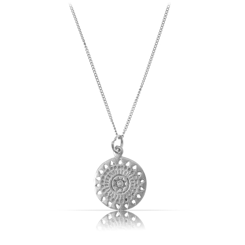 925 Sterling Silber Halskette Silber oder Gold Minimalistische Kette mit Anhänger Filigrane Halskette Geschenk-Idee inkl. Geschenkbox Silber