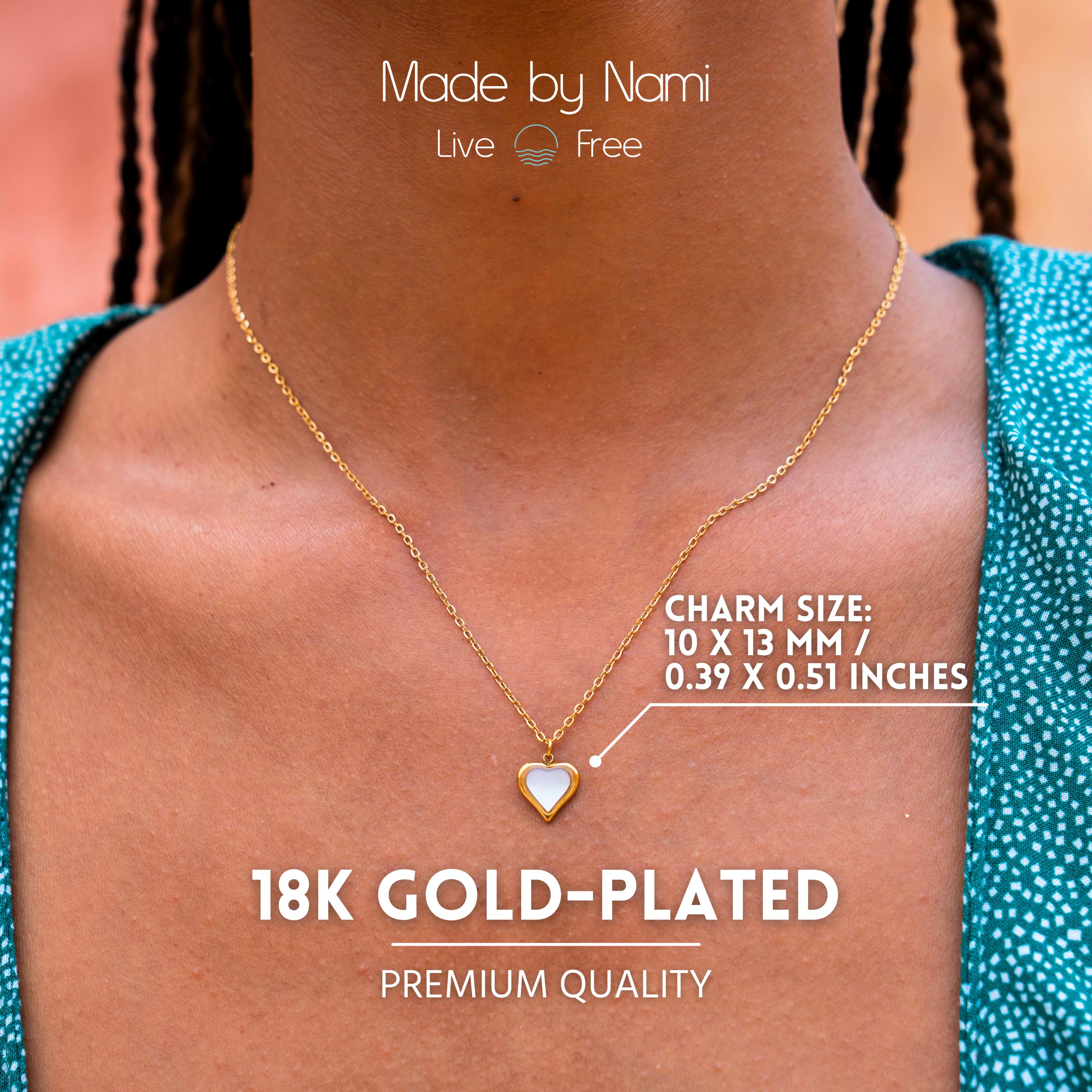 Made By Nami Gänseblümchen Halskette – Gold, Chirurgischer Edelstahl – 40+5 Cm, Hypoallergen – Blumenkette Für Damen