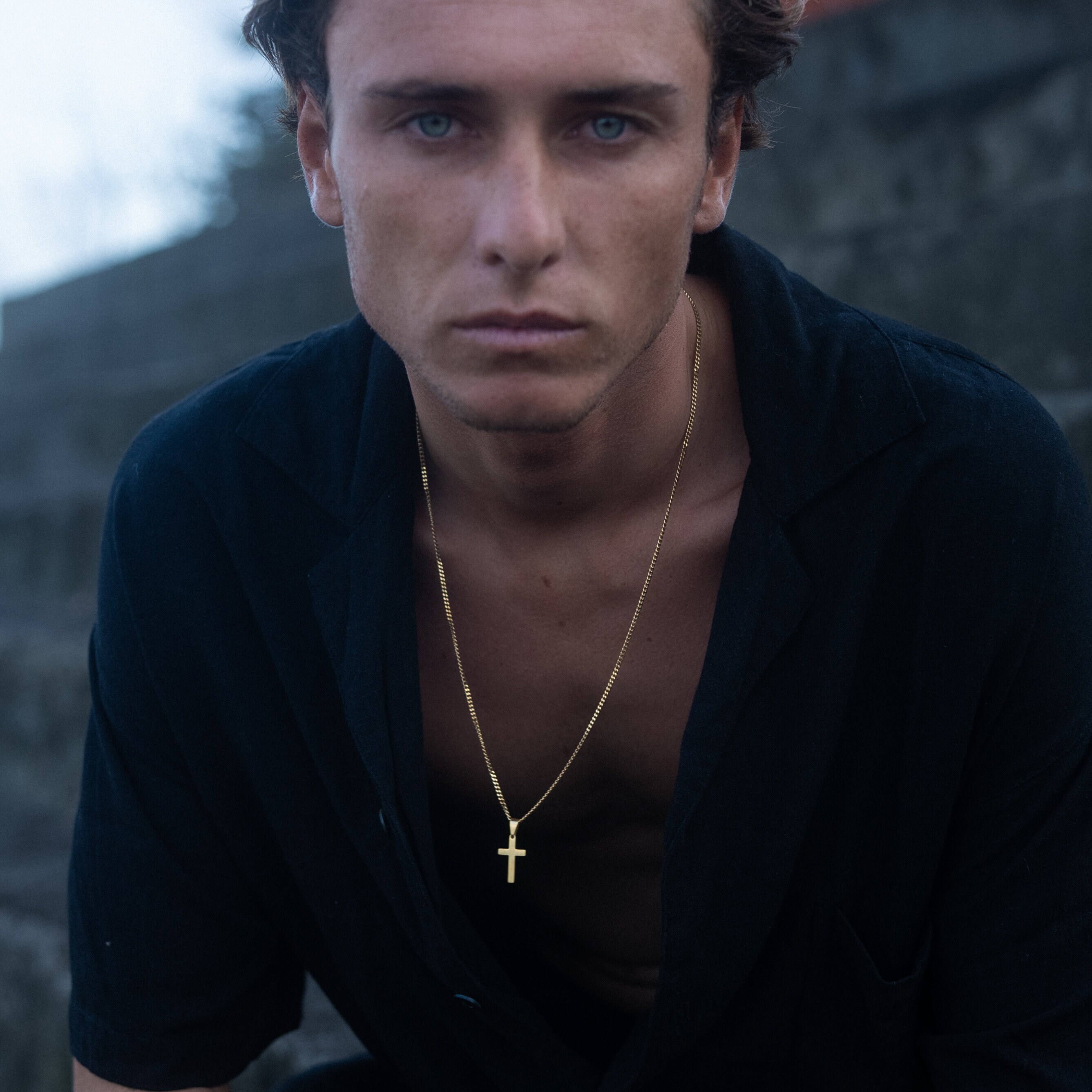 Collana In Acciaio Inossidabile Uomo Con Etichetta Ciondolo