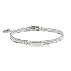 Damesarmbandenset zilver of goud Minimalistische armbanden voor dames Filigraan roestvrijstalen armband dames Cadeau voor haar afbeelding 6