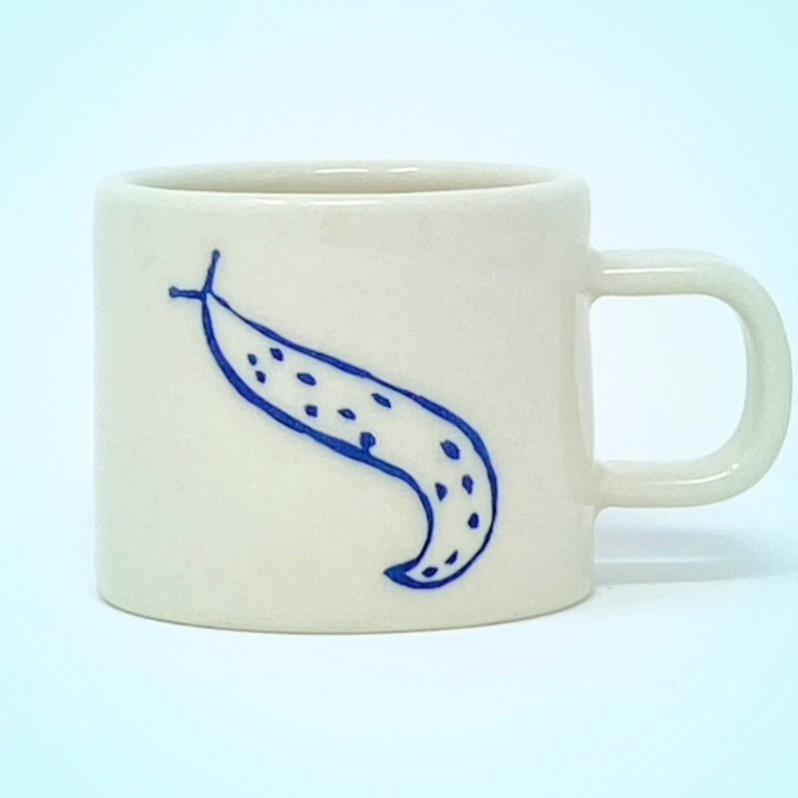 Mini Handmade Ceramic Slug Mug, Slug Art, Tiny Mug, Animal Art, Slug Gift, Cute Pottery, Espresso Mug, Whiskey Mug, Baby Mug, Slug Decor