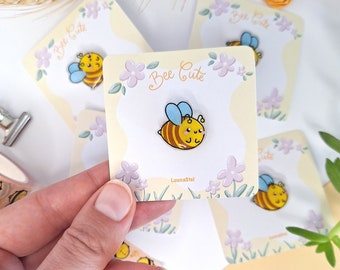 Little Bee pin. Bee. Bee. Spring.