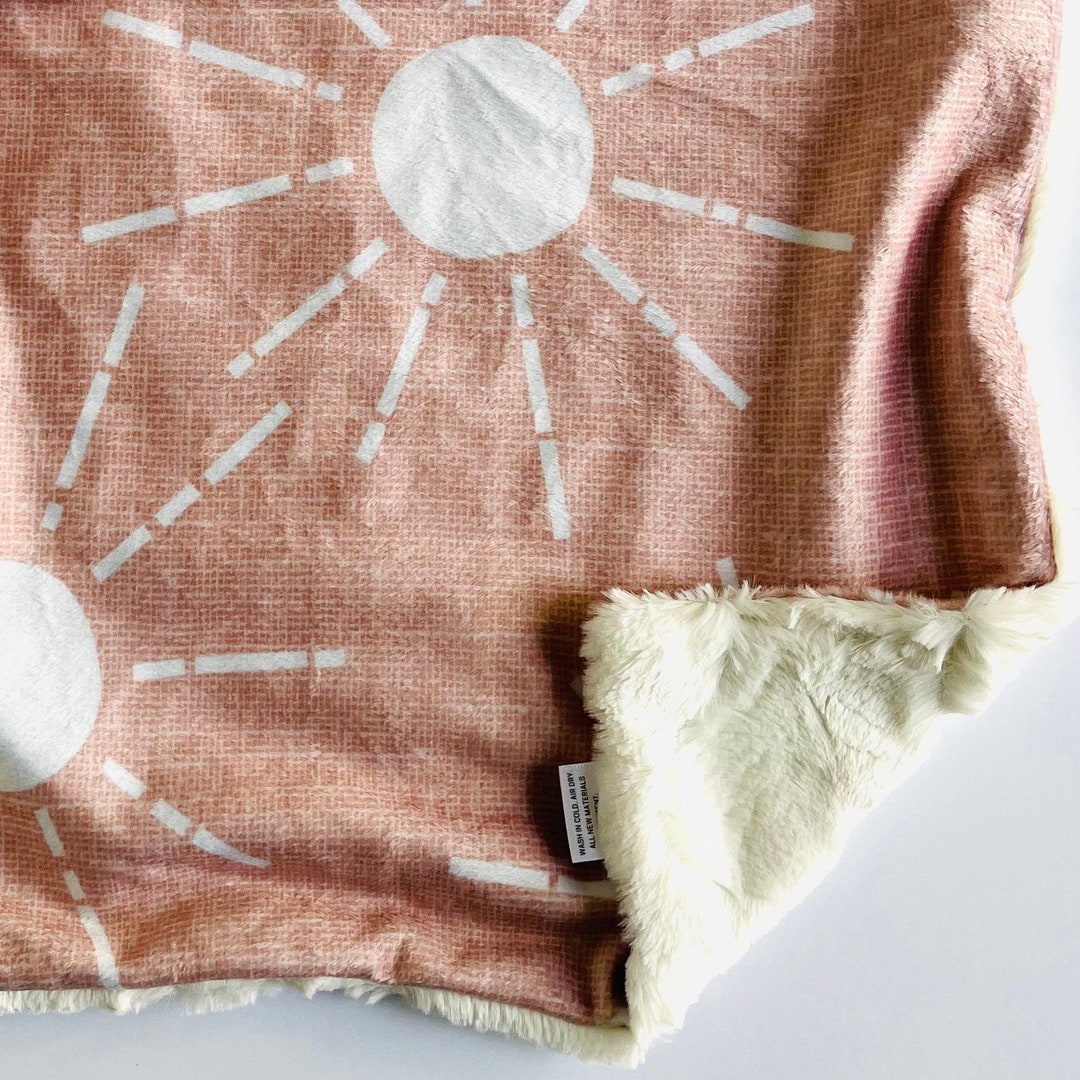 Baby Blanket Linen Sun Baby Blanket Shower Gift Soother Etsy
