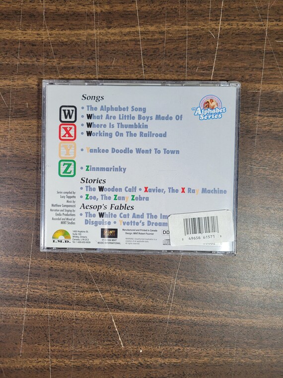 DWE Books と Story and Songs CDs W X Y Z WXYZ Songs Stories Fables the Alphabet Series Music