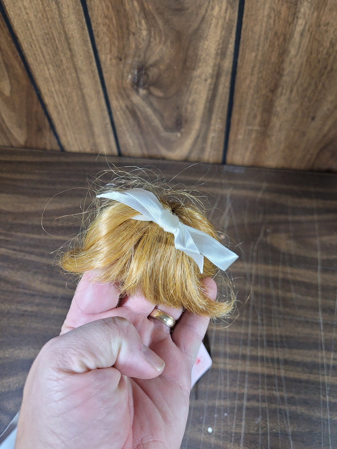 Bell Ceramics Doll Wig Tiffany Light Copper Color Hair Size 7 8 Etsy