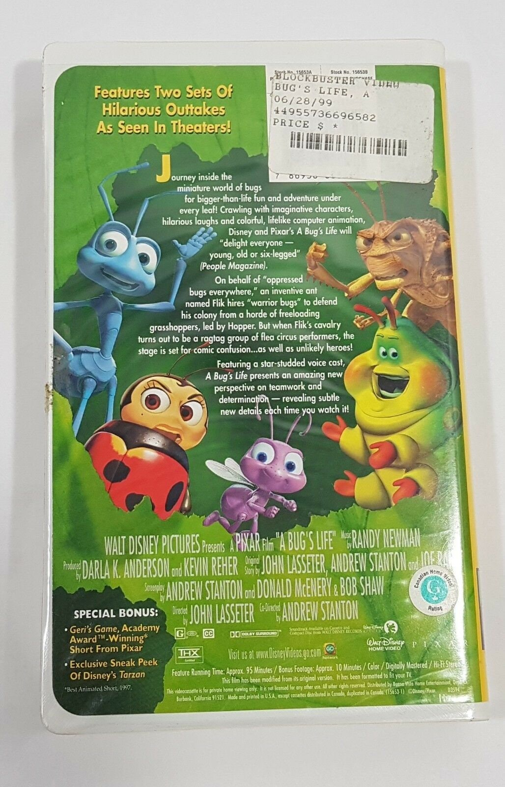 A bugs life 1999 vhs - lopersserv