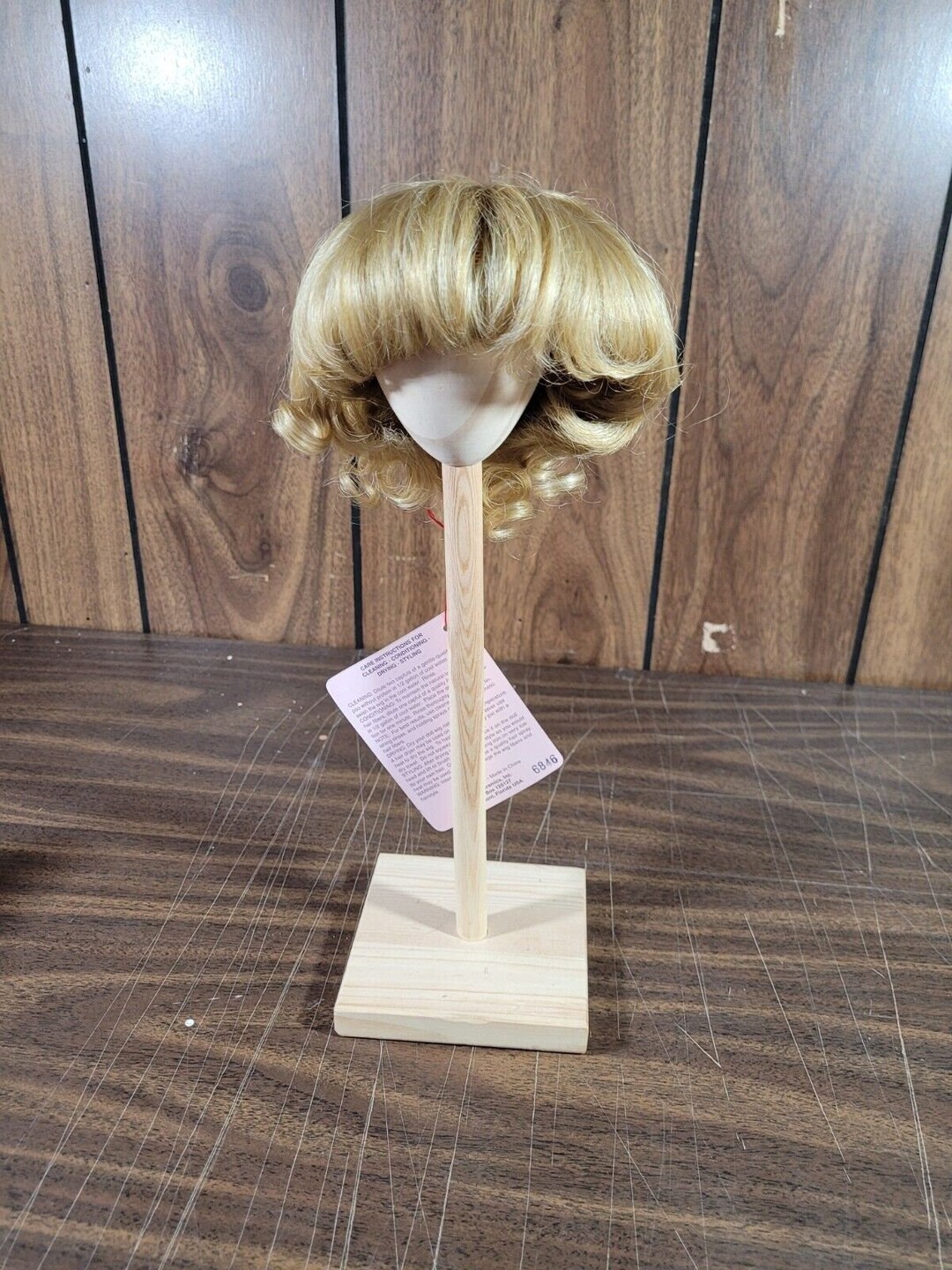 Bell Ceramics Doll Wig Precious Blonde Hair Color Various Sizes Etsy