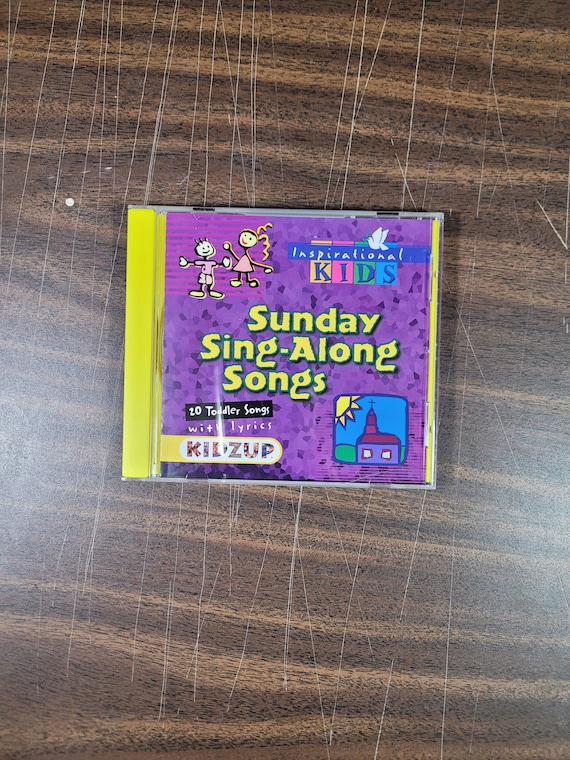 Kidzup　Songs　Sunday　Sing　Along　Inspirational　CD　Etsy　Kids　Music