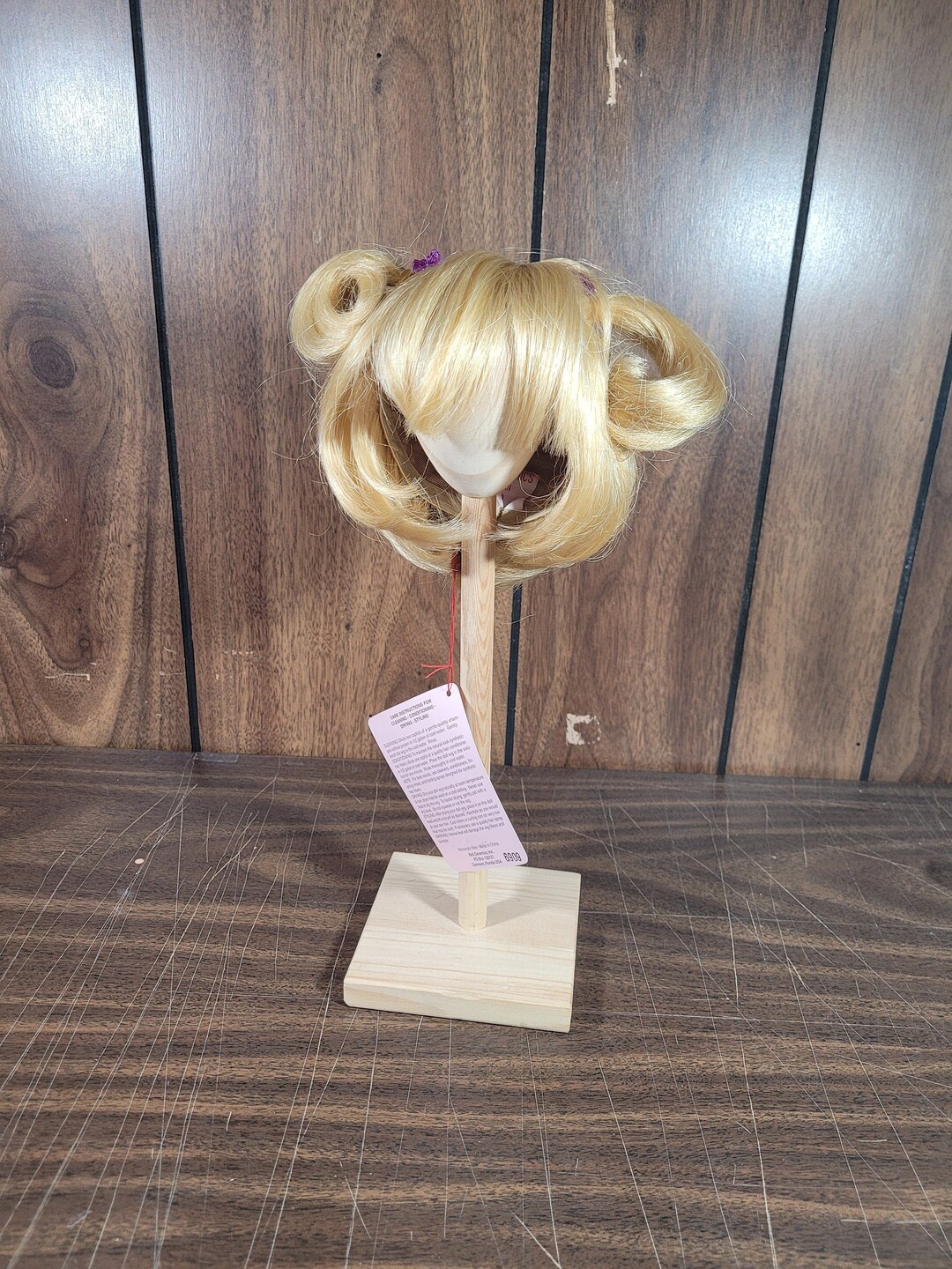 Bell Ceramics Doll Wig Peanut Sunburst Blonde Hair Color Various Sizes
