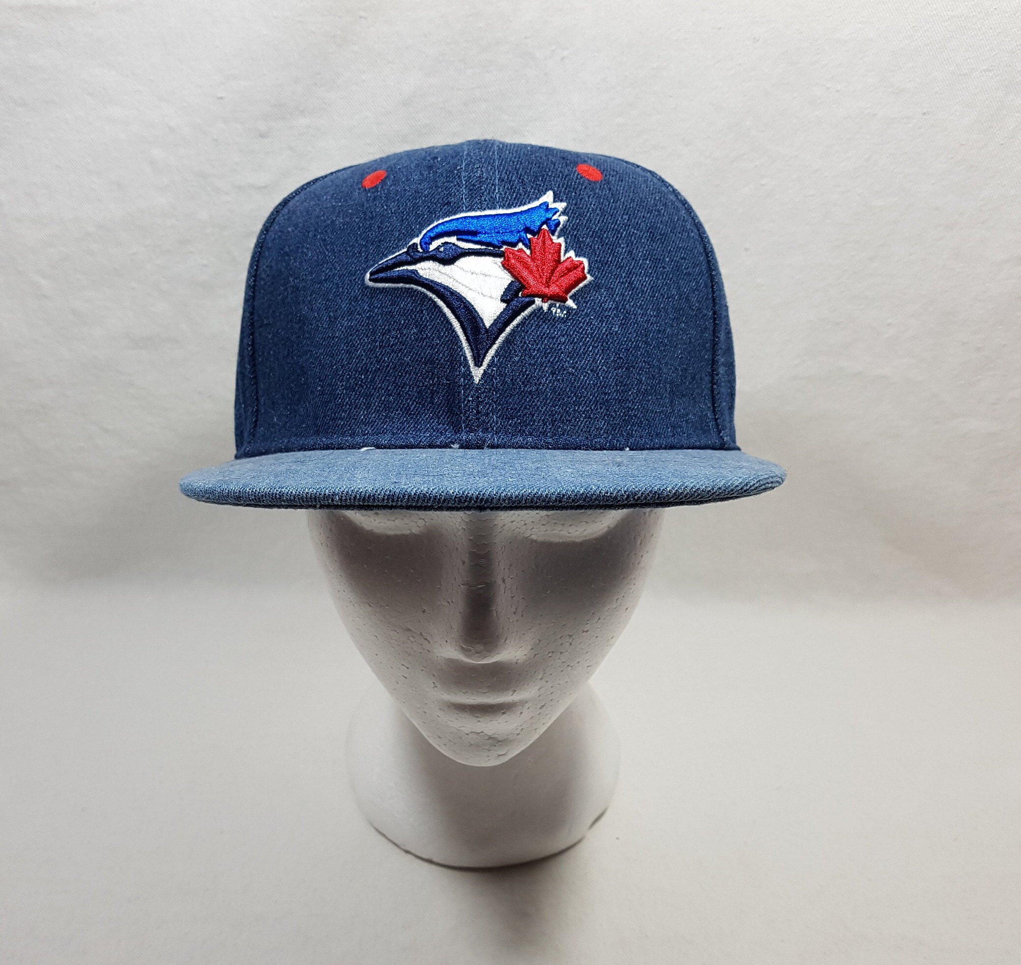 Toronto Blue Jays & Honda Denim Baseball Hat Blue Adjustable 