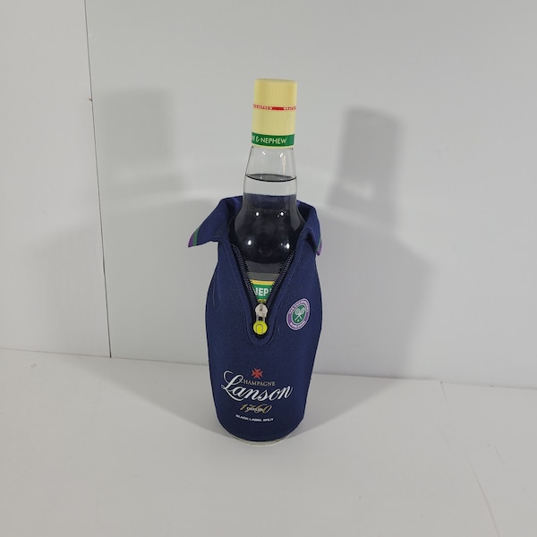 Lanson Insulation Bottle Jacket Champagne 1760 The Championships Wimbledon Blue (Bottle not included)