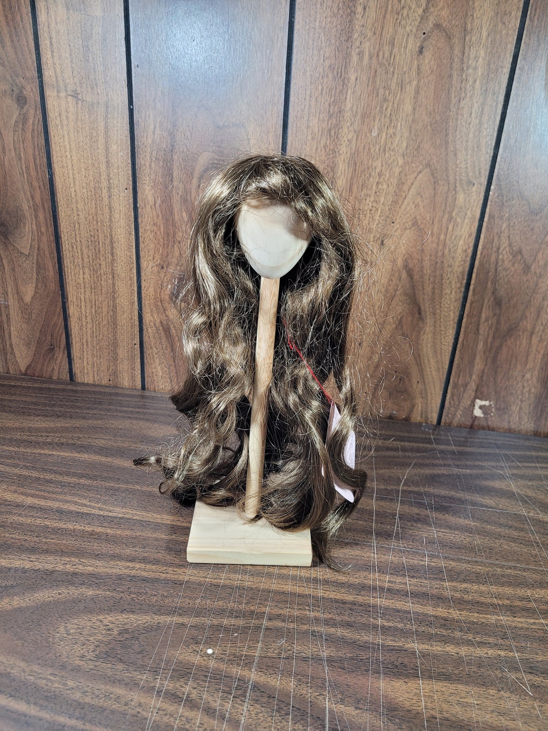 Bell Ceramics Doll Wig Lauren Long Light Brown Hair 5416 Size 11 / 12