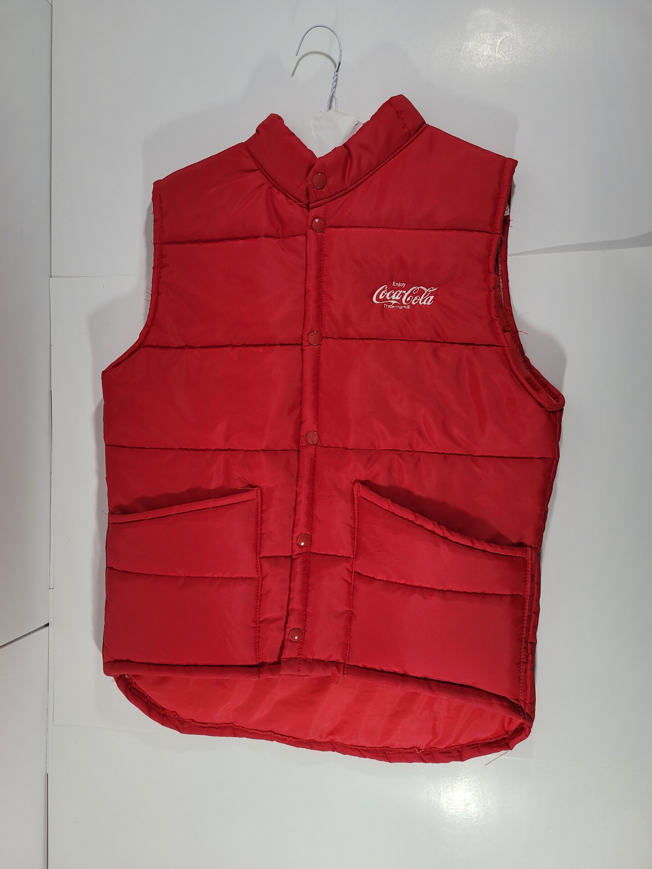 Coca-cola Red Puffer Vest by Turfur 