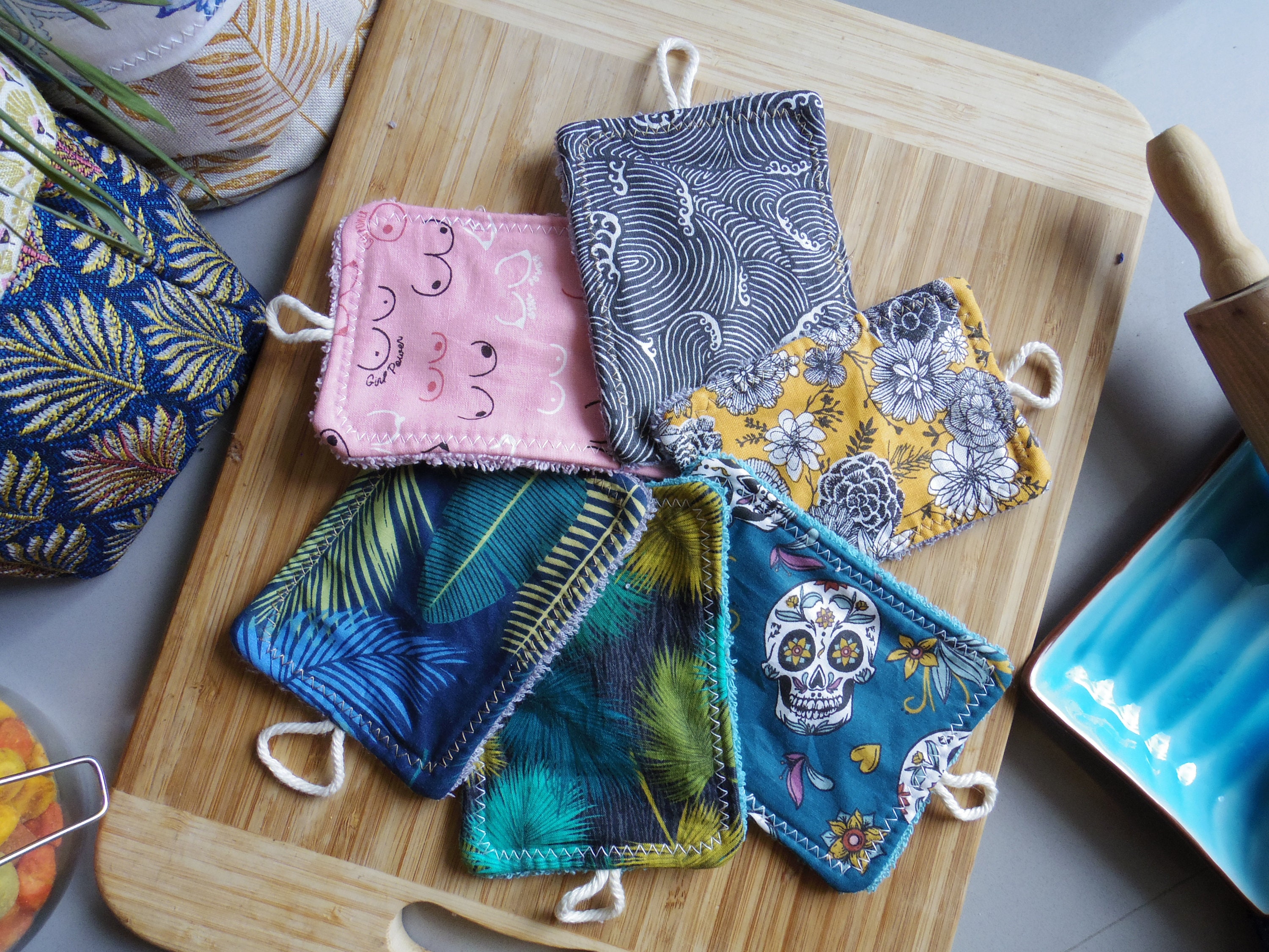 Eponge en Tissu Lavable