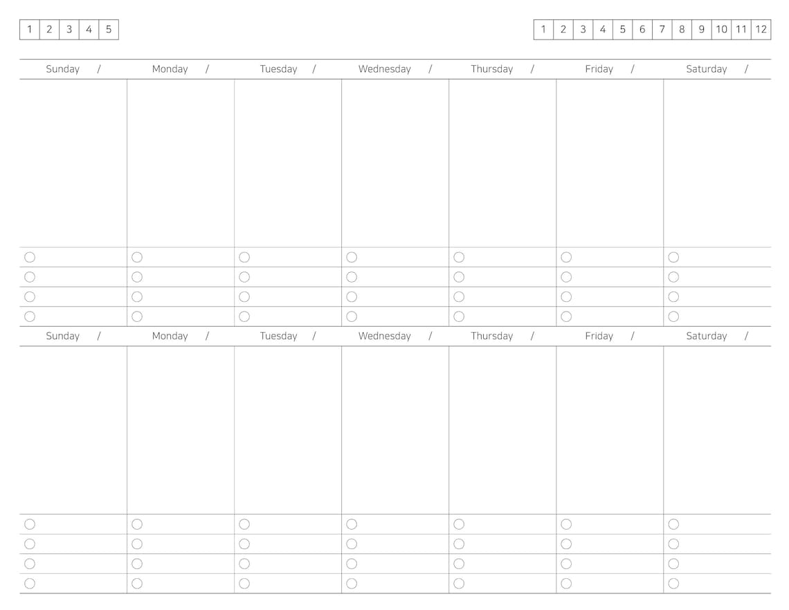 Bi-weekly Planner | Bi-weekly Planner Printable | Bi-weekly Planner PDF ...