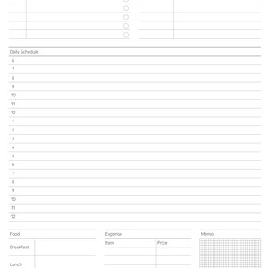Daily Student Planner | Study Planner | Study Planner Printable | Study Planner Sheet | Study Plan | Student Planner | Student Planner PDF image 3