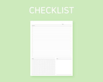 Checklist | Checklist Printable | Checklist Notepad | Checklist Notebook | Checklist Book | Checklist For Home | Checklist For Family