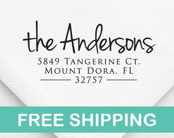 Custom Return Address Stamp, Personalized Self Inking Stamp, Address Stamper, Wedding Stationery Stamper, Custom Rubber Stamp, Self Inking