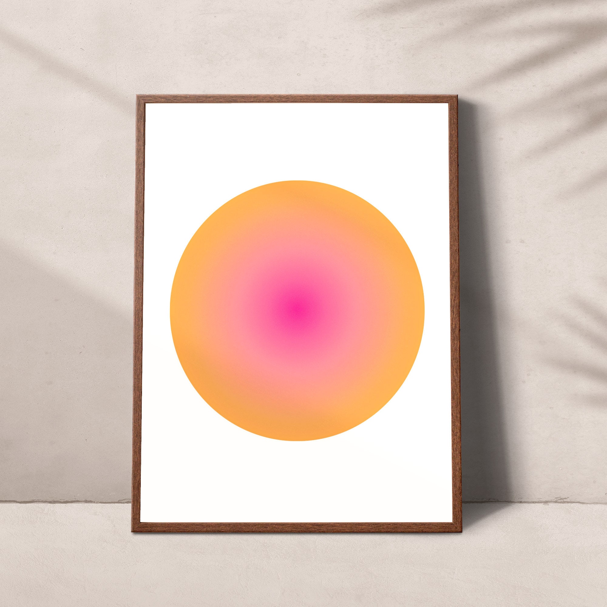 Pink Gradient Poster Instant Digital -