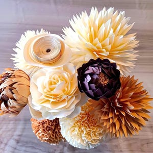 Origami flower bouquet